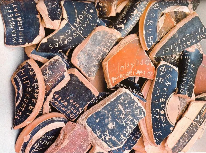 Остраконы из Афин