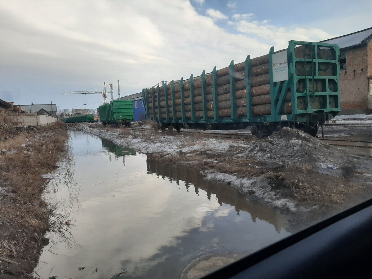 Кругляк на вагоне