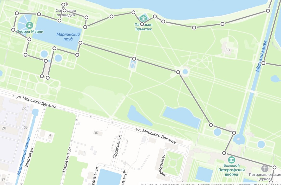 Парк петергоф план парка нижний