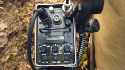 PRC-132 LORAL TERRACOM. Переносная КВ радиостанция НАТО. HF military manpack radio.