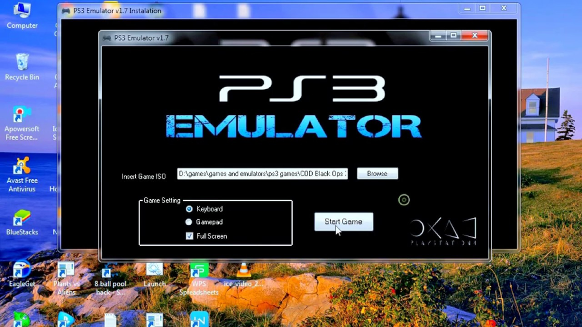 Установить эмулятор на компьютер. Ps3 Emulator. Rpcs3 эмулятор. Эмулятор игр на ПК. Эмулятор пс3.