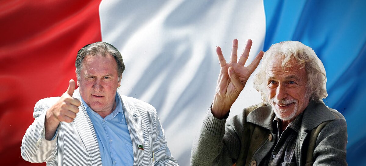 Жерар Депардье и Пьер Ришар