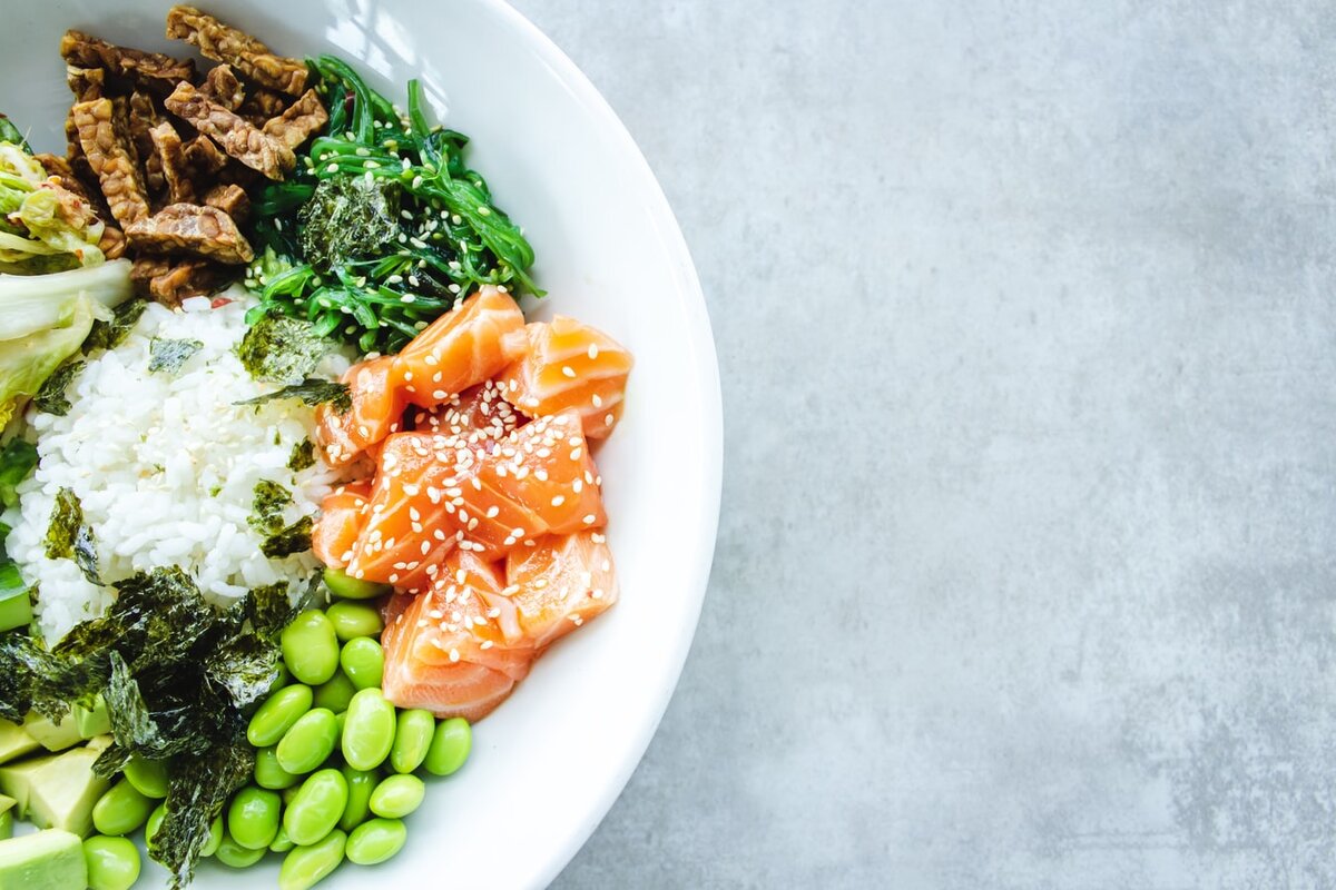 salmon bowl 