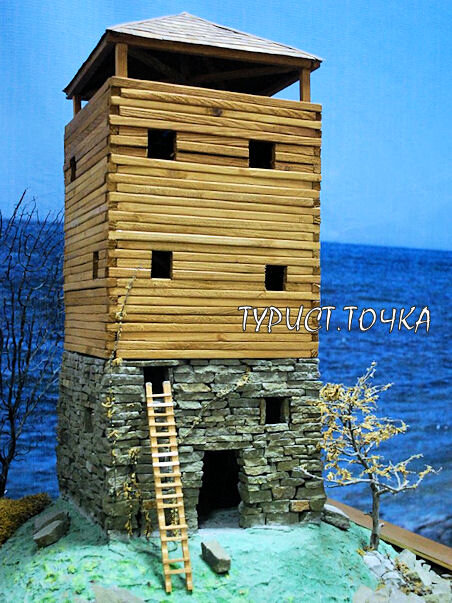 Макет башни в музее Архипо-Осиаовки