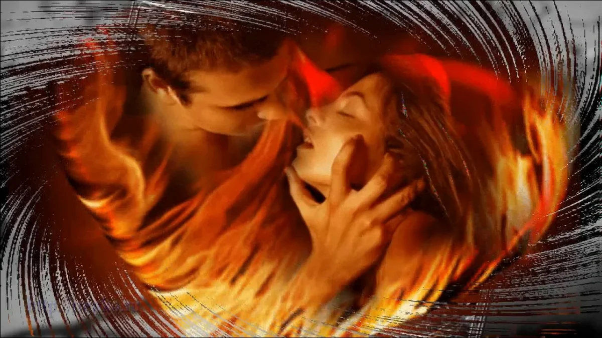 Огненный поцелуй. Страсть огонь. Огненная страсть. Огни любви.