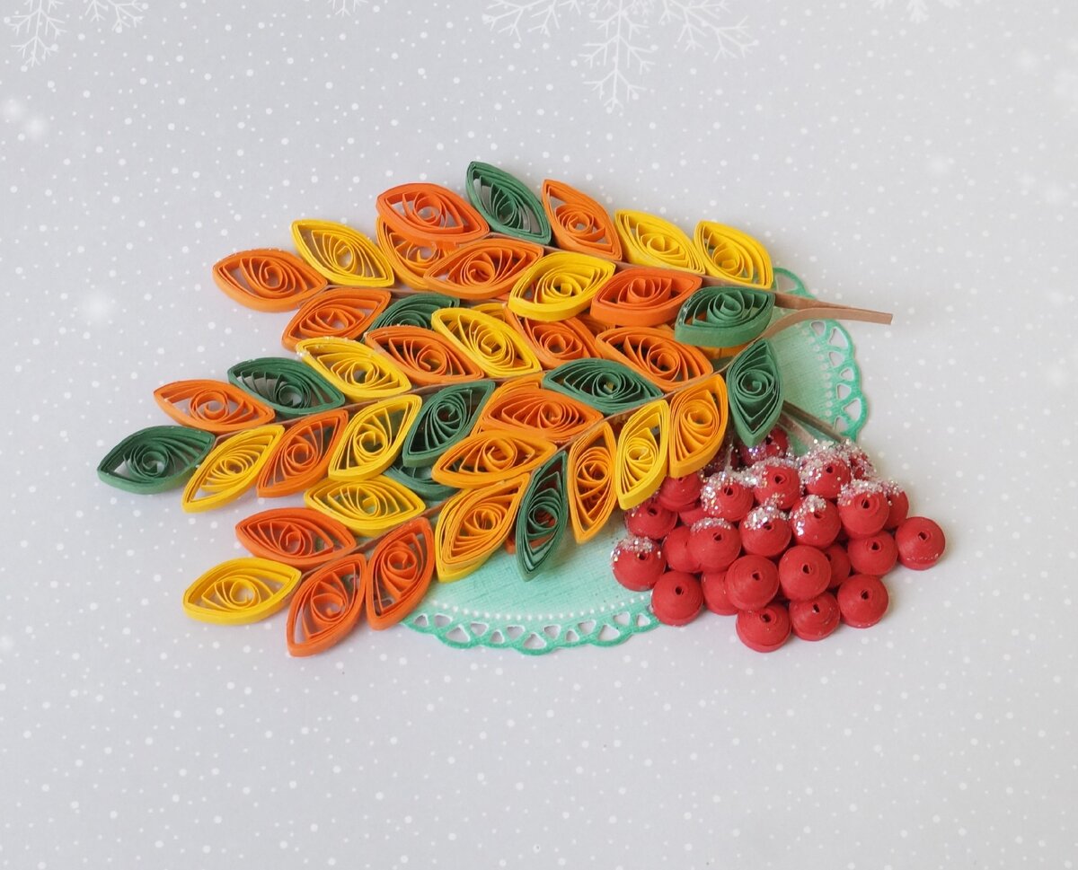 примерно такая веточка получится у нас