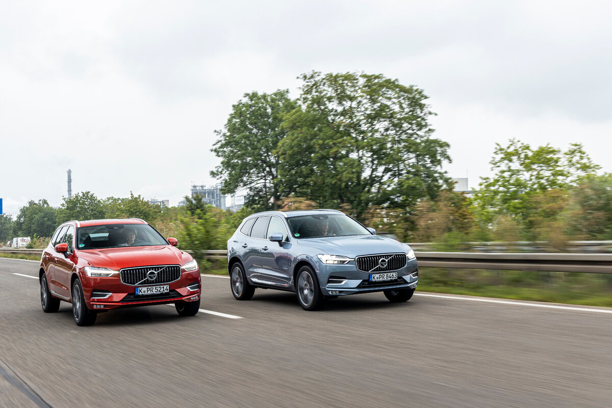 6 команд приступают к тесту на двух конструктивно идентичных Вольво XC60 B5 AWD с Diesel-Mild-Hybrid. 