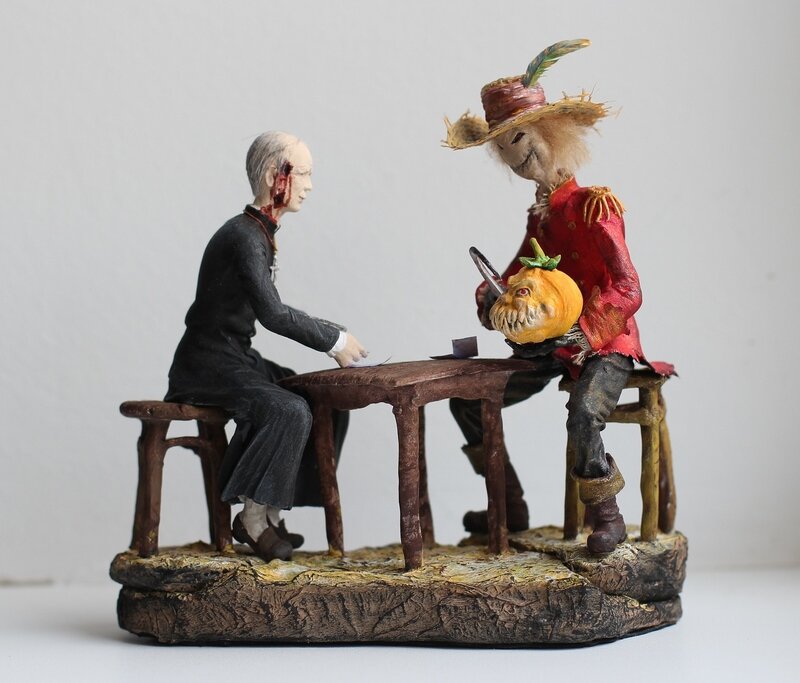 Необыкновенный арт по "Стражу". Пугало и Проповедник. Источник: https://congregatio.livejournal.com/