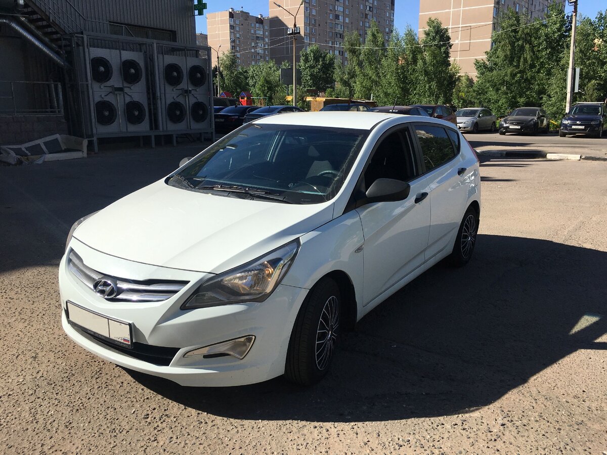 Hyundai   Solaris, 2015 год выпуска.
