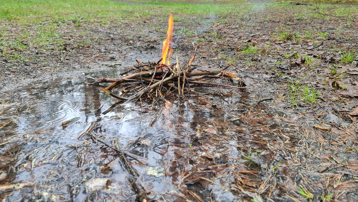 Как развести костер в дождь Школа начинающего туриста | Археоклуб ...