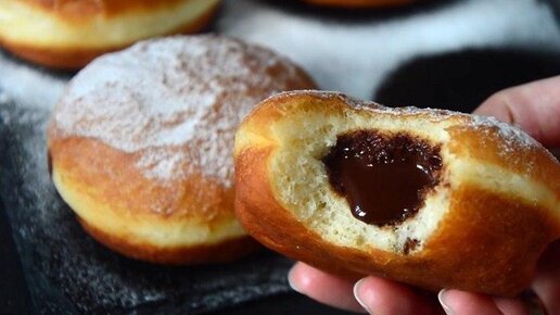 Берлинские пончики — вкус нового года. Пошаговый рецепт Berliner Pfannkuchen