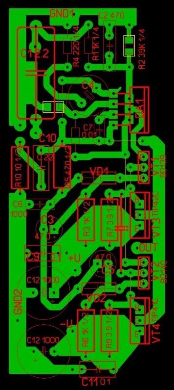 Усилитель низкой частоты (УНЧ) на микросхеме TDA7250