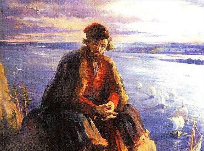 Катились по лицу Степана Разина слезы жгучей, беспредельной тоски...
