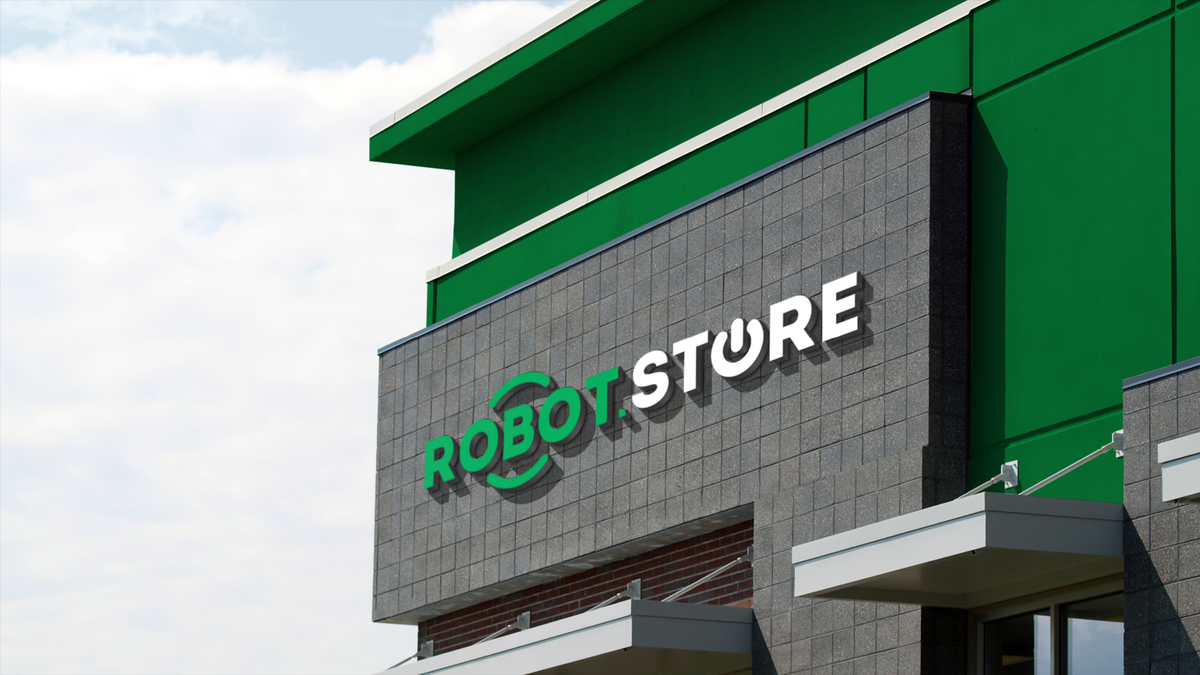 Логотип и айдентика для robotstore.ru