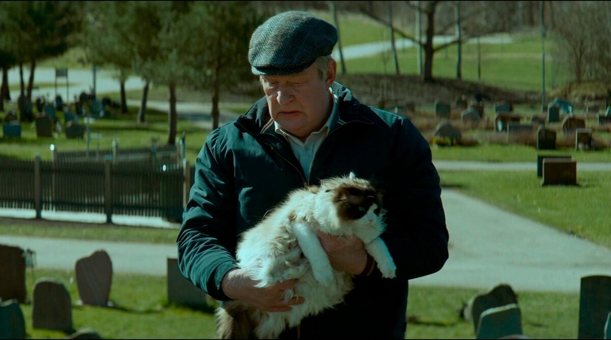 Уве в исполнении Рольфа Лассгорда и  ненавистный кошак . "Вторая жизнь Уве" (2015)