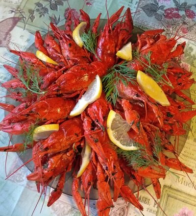 Фото из архива автора. Вот такие раки мы периодически едим)