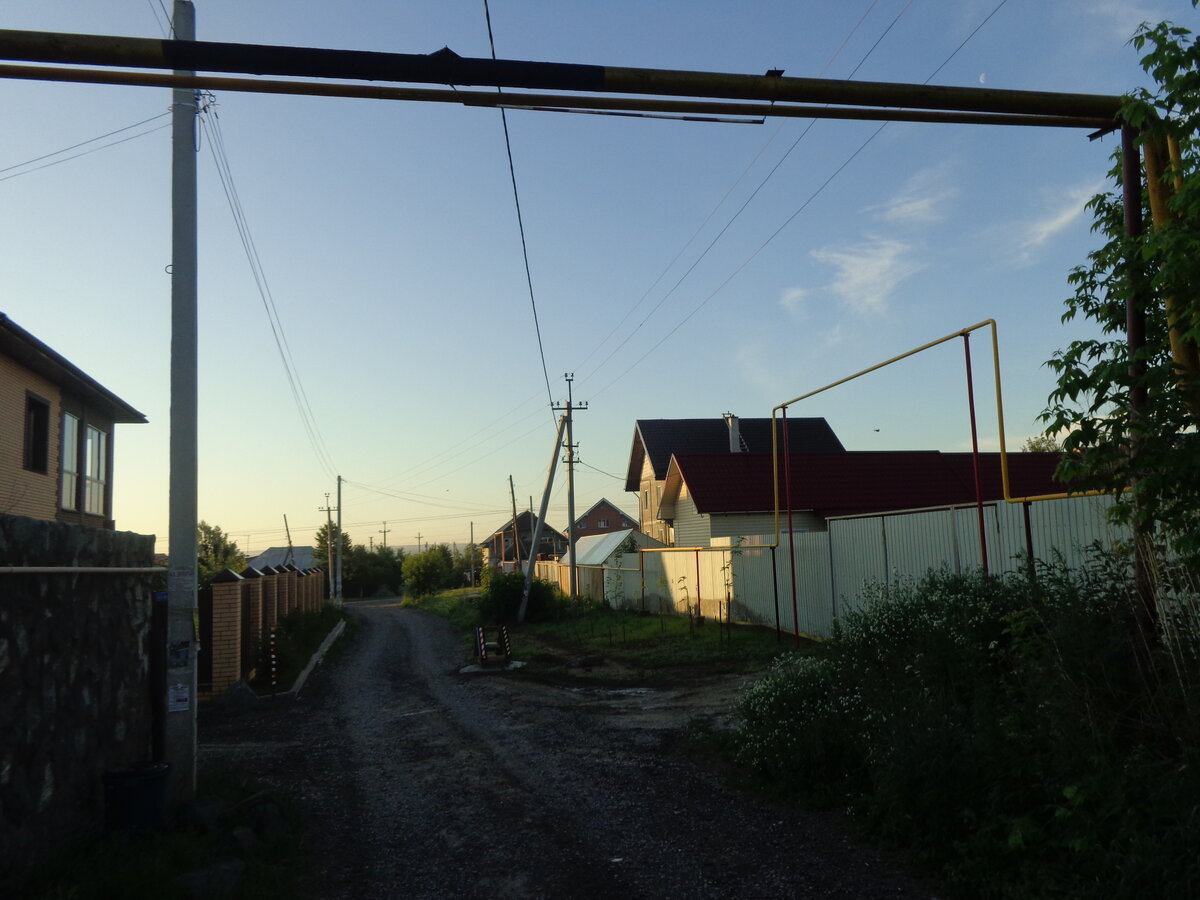 Утро на нашей улице и газопровод к соседям