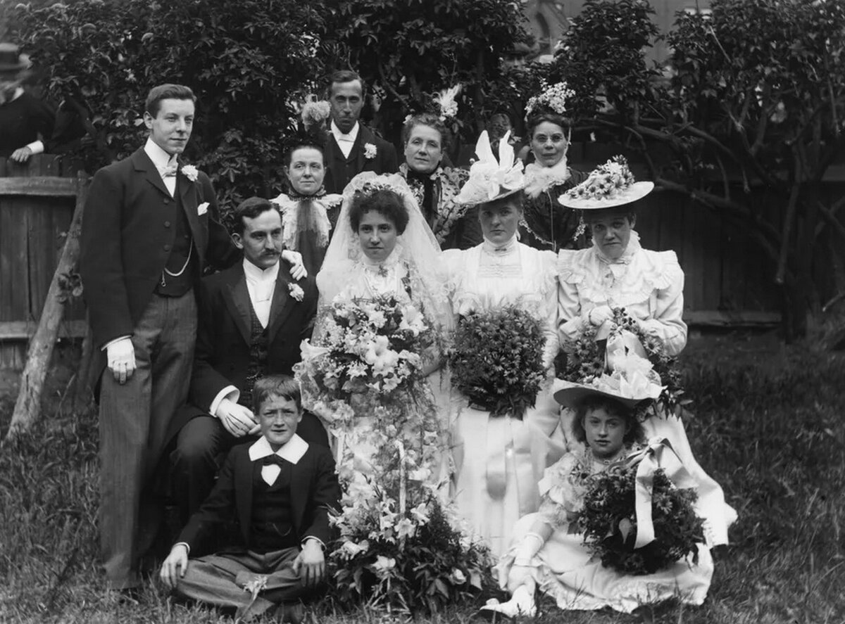 1900 год. «Веселая» свадьба. 