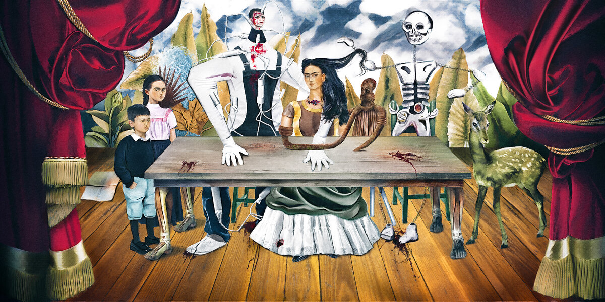 Фрида Кало. "Раненный стол", 1940г. Фото взято в сети Интернет. 