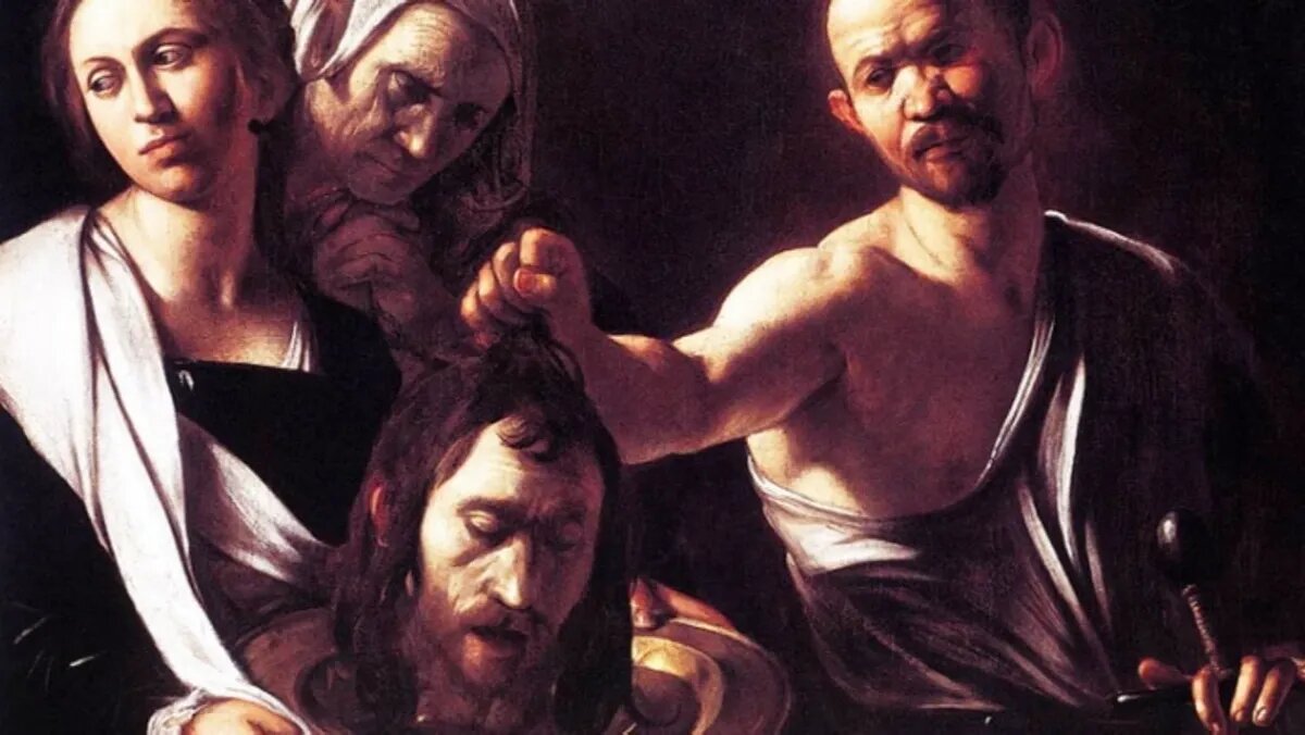 Саломея с головой Иоанна Крестителя. Иллюстрация:  Микеланджело Меризи да Караваджо