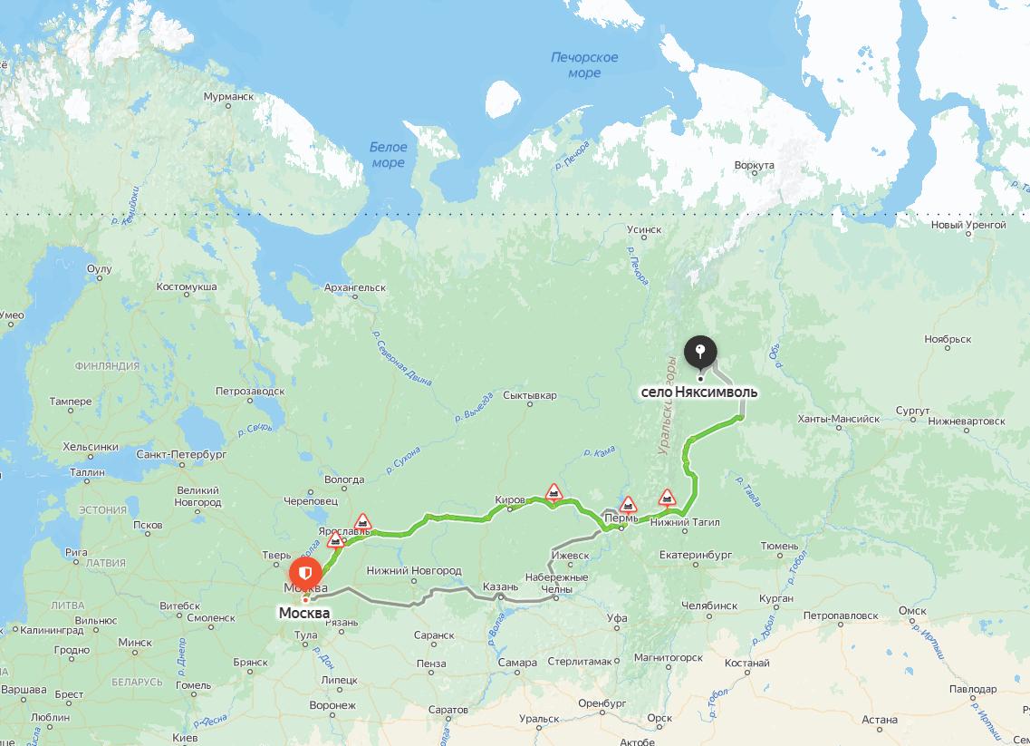 От родных мест Сергея Собянина до вверенной ему ныне Москвы добрых 1200 км!