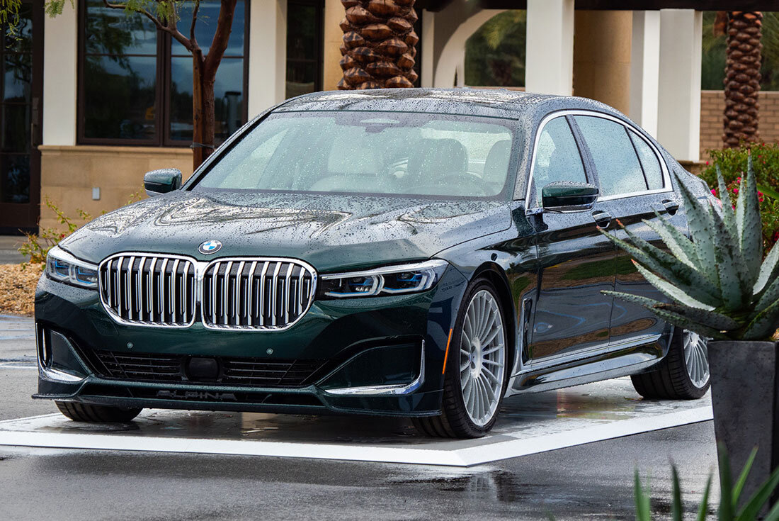 BMW Alpina b7 зеленая