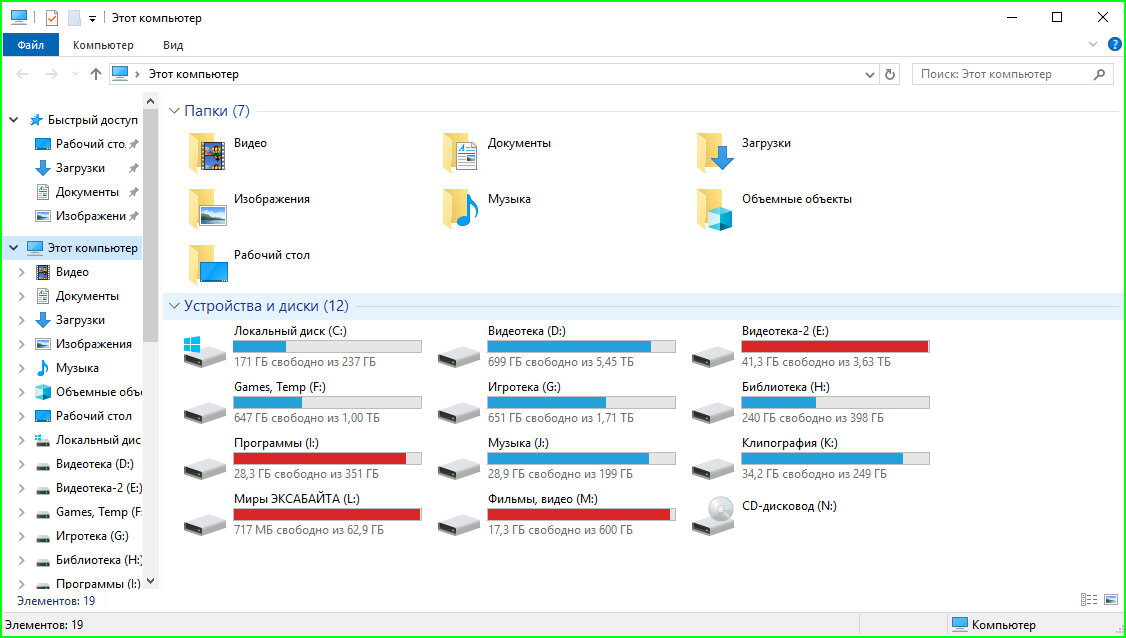 Отображать картинки в папке windows 10