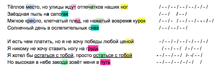 Теплое место на улице ждут отпечатков наших ног звездная пыль на сапогах мягкое кресло