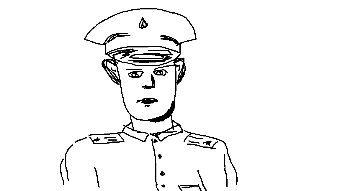 Как рисовать фуражку на голове