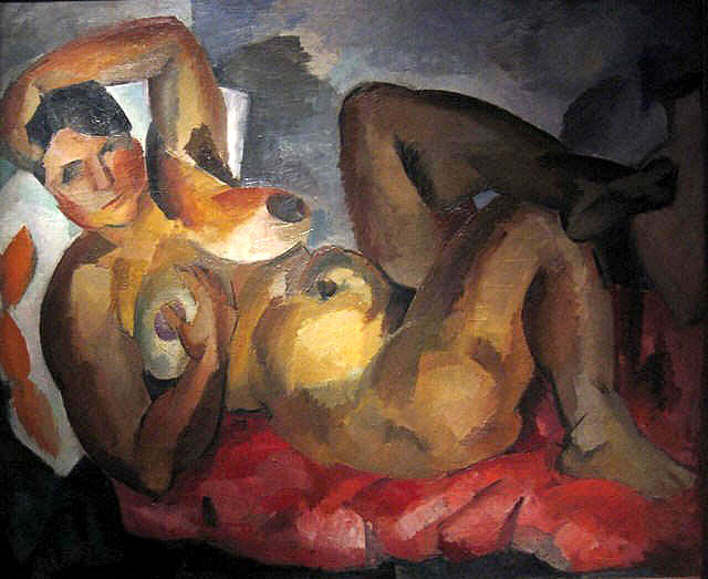 Роберт Фальк - один из самых известных художников. Обнаженная.