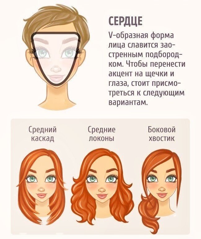 Как выбрать прическу по форме лица у женщин и мужчин