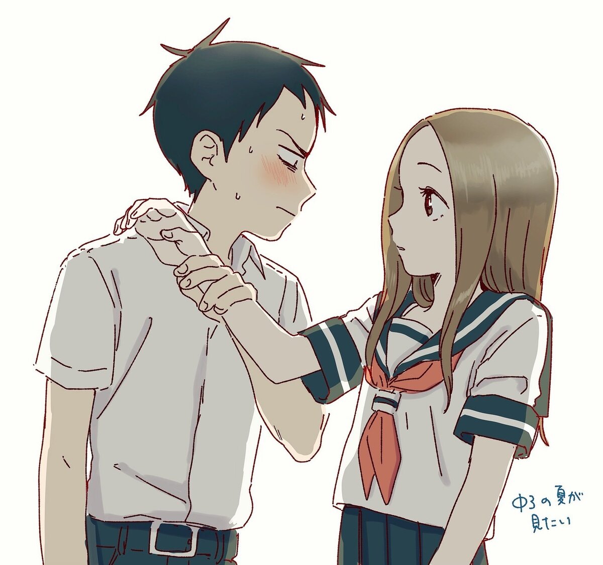 Karakai Jouzu no Takagi-san 2 | аниме с оленем | Дзен