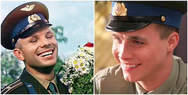 Юрий Гагарин и Ярослав Жалнин