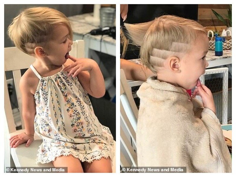 Трехлетний мальчик едва избежал неприятной ситуации, когда подстриг волосы своей младшей сестре.-2