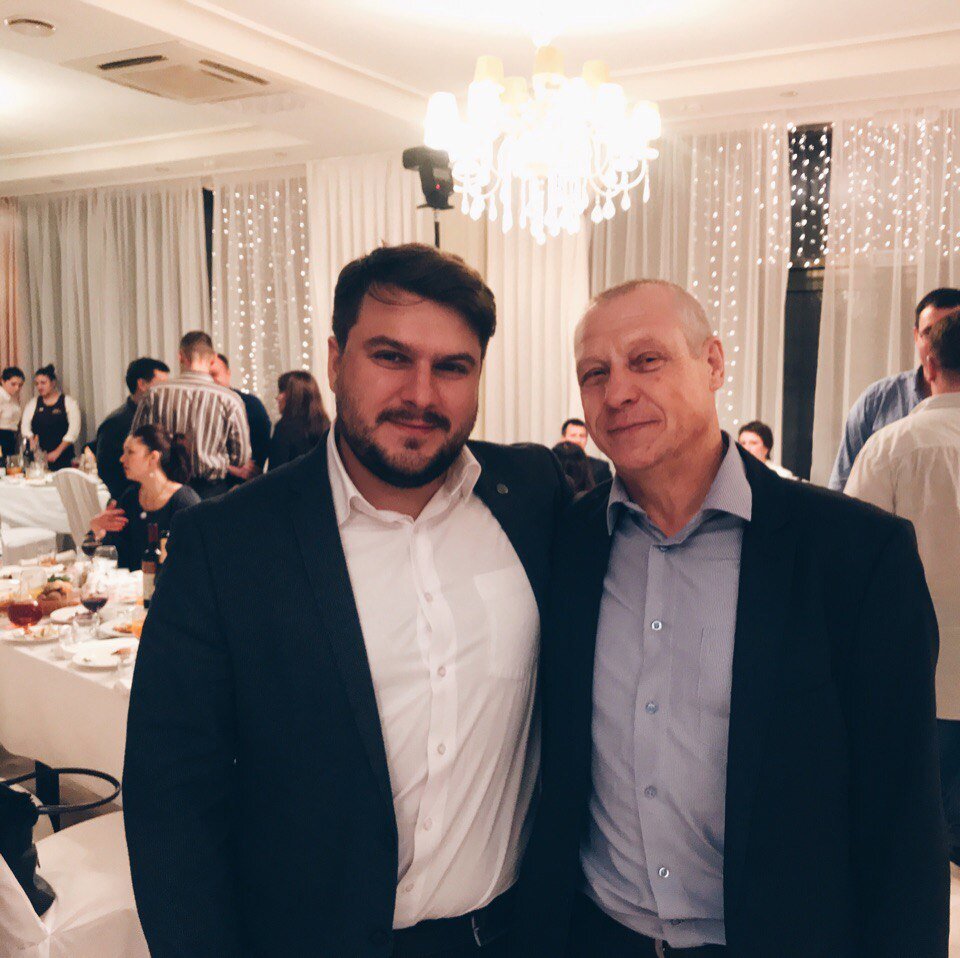 Я и тренер Иванников Петр Васильевич