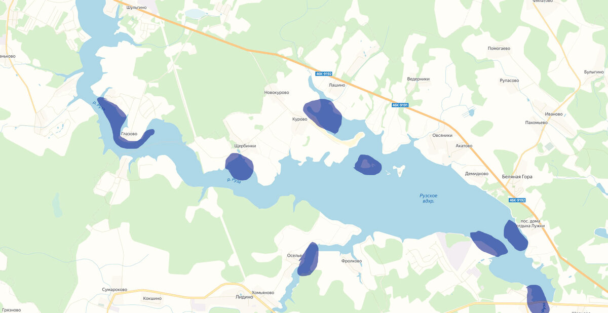 Десногорское водохранилище на карте. Карта Руза водохранилище. Карта глубин Рузского водохранилища для рыбалки Акатово. Карта глубин Руза Акатово. Карта глубин Рузского водохранилища для рыбалки Курово.