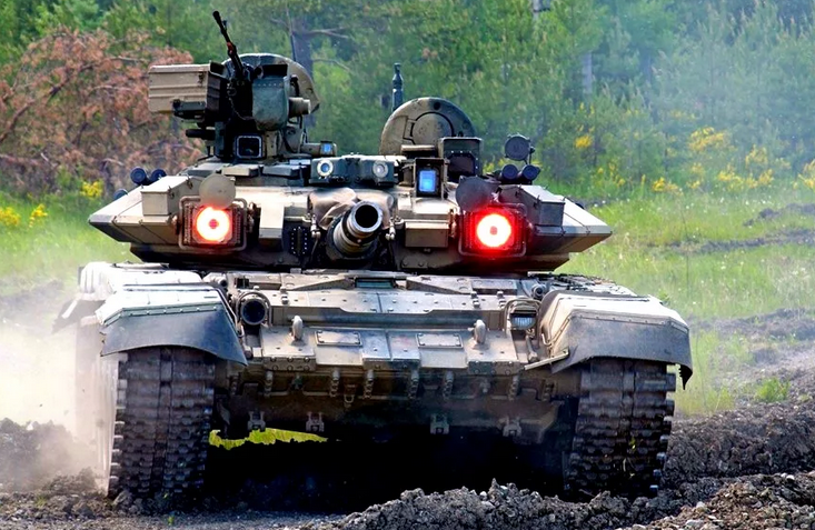 Т-90 на полигоне