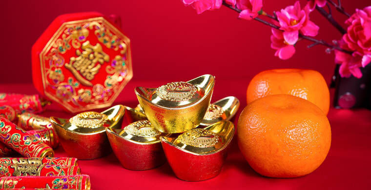 Мандарины по китайской традиции.Фото из интернета для примера.