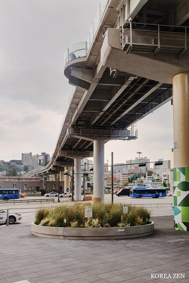 Вид на парк снизу