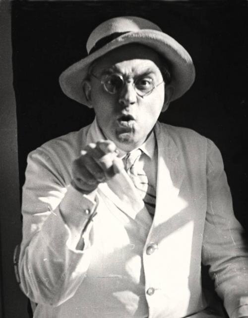 Юзеф Глоговский, «Станислав Игнаций Виткевич», фото из цикла «21 рожа», 1931, коллекция Евы Франчак и Стефана Околовича, Музей дворца в Вилянове