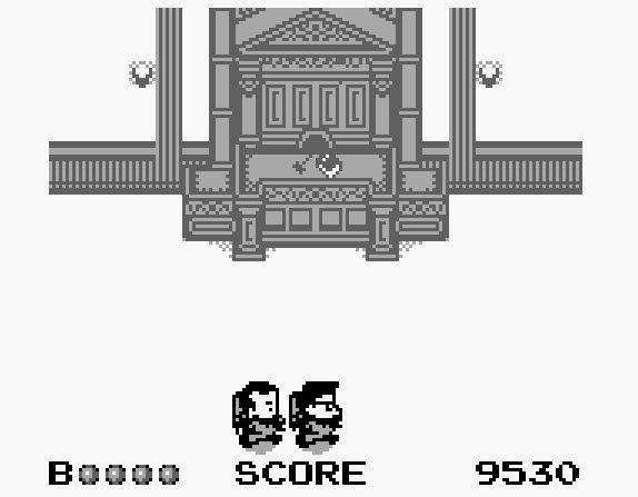 Битва с Братьями Сколери в «Ghostbusters II» на Game Boy