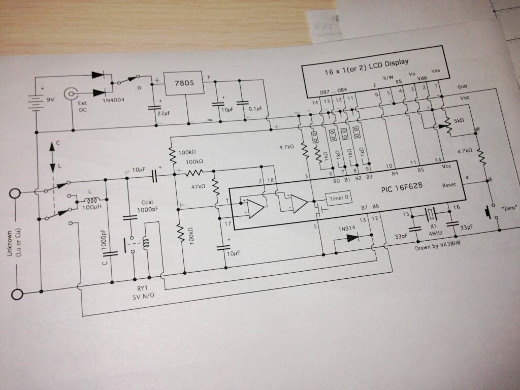 Цифровой измеритель емкости, индуктивности и частоты LCFM-1