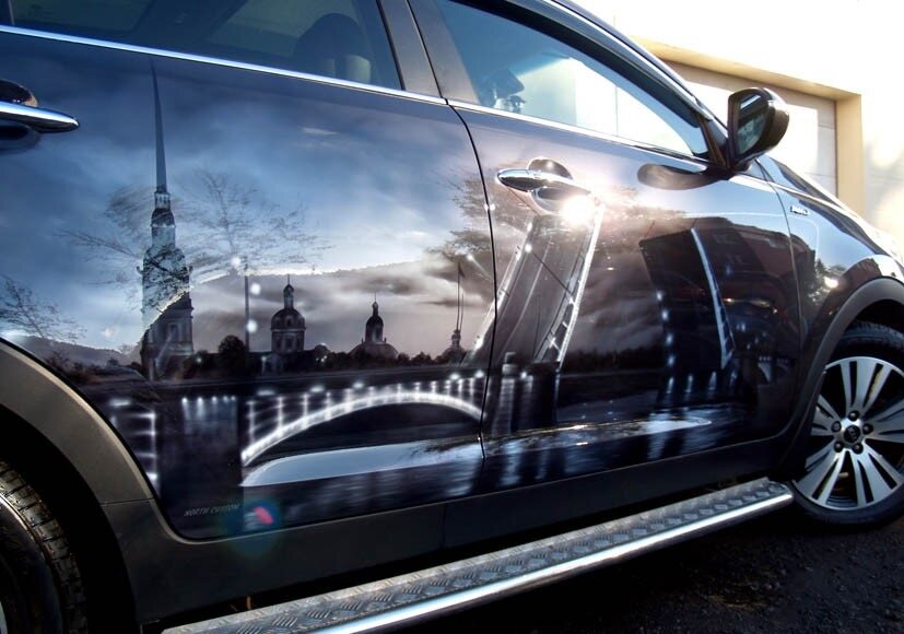 Chevrolet Aveo аэрография