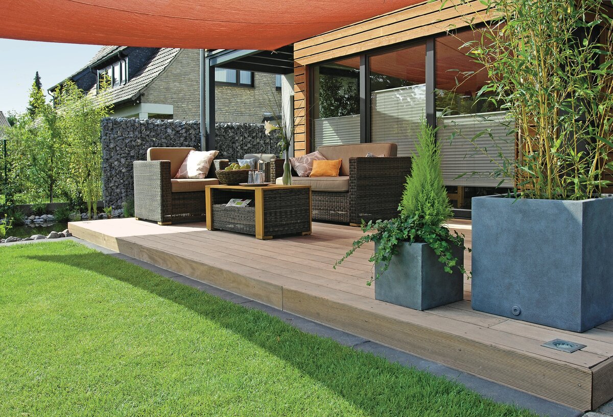 Натуральные немецкие масла Osmo для древесины: летняя терраса