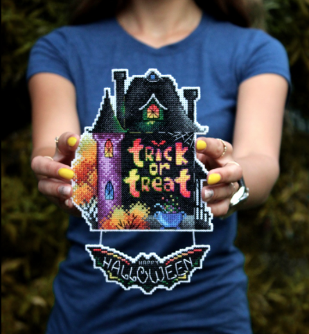 Набор для вышивания Жар-птица «Дом с призраками» Р-495