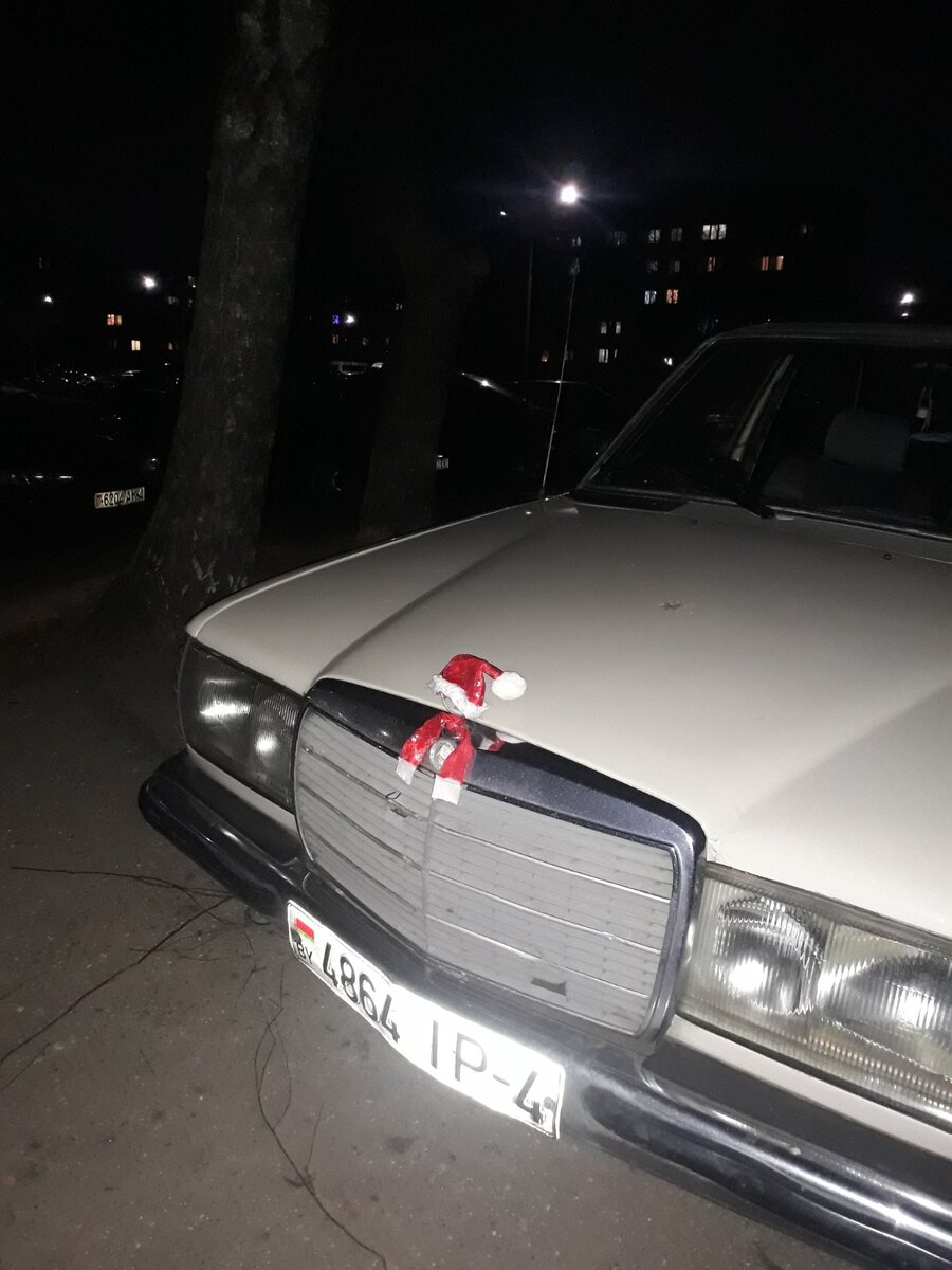 Так выглядит мой мерседес этой зимой...