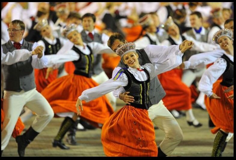 В Советской Латвии латышская культура процветала. Фото: balticevents.info