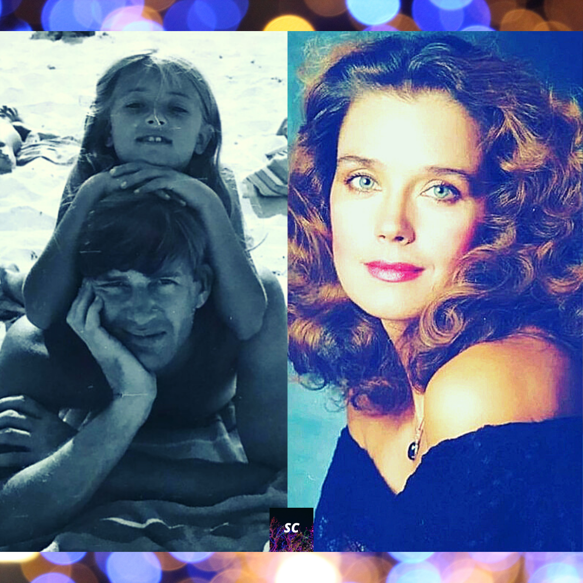 Александр Абдулов с маленькой Ксюшей, Ирина Алферова