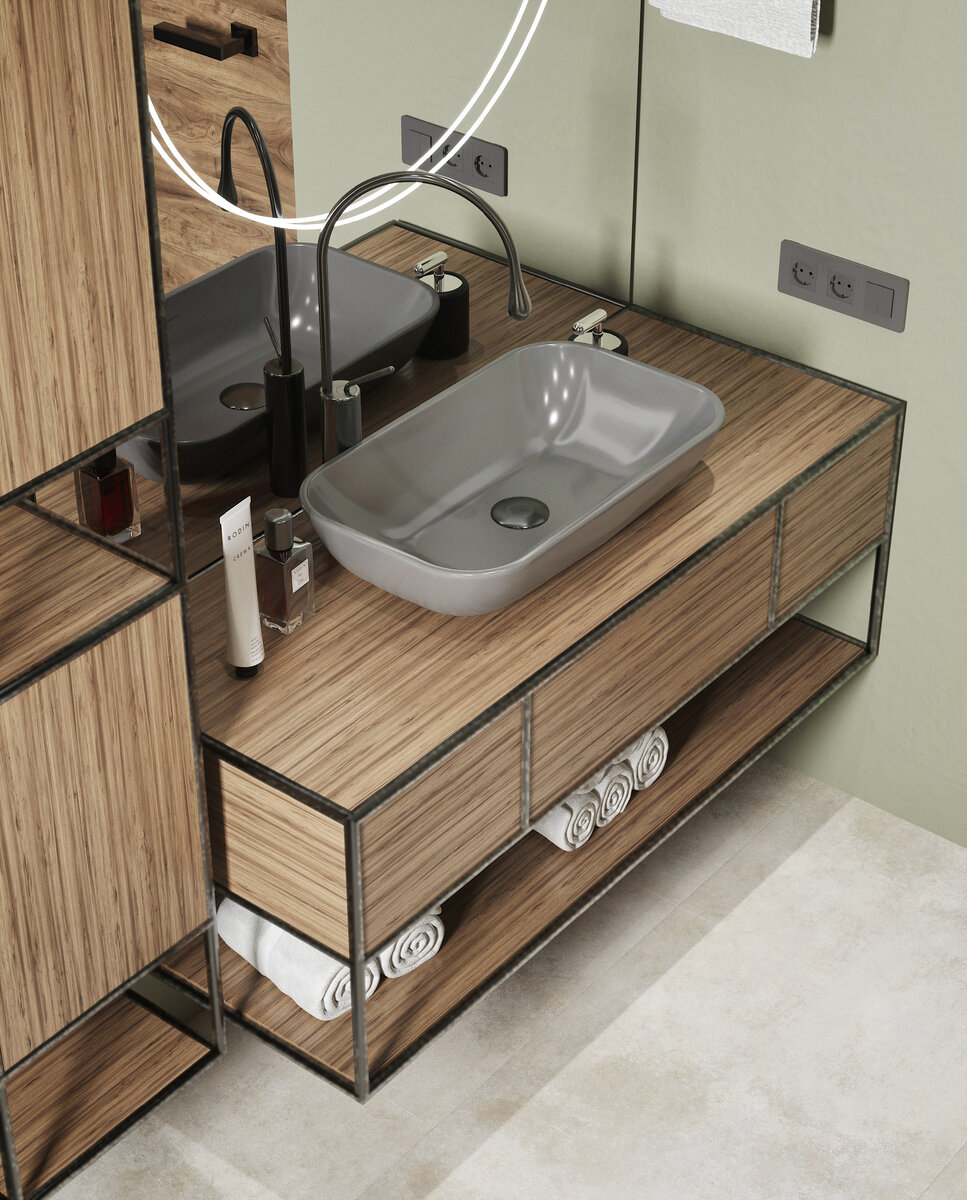 Накладной умывальник INFINITY от SANITA LUXE