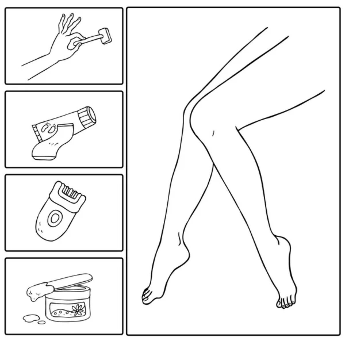 Виды депиляции